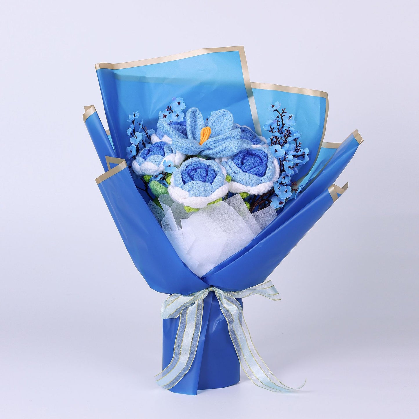 Ocean Blue Flower Bouquet