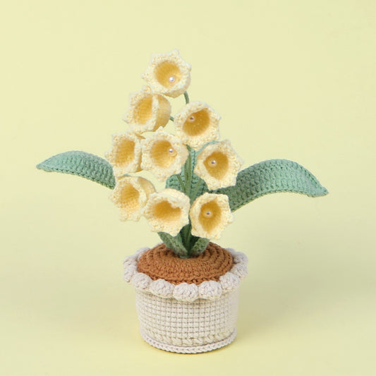 Potted Flower Single Yellow