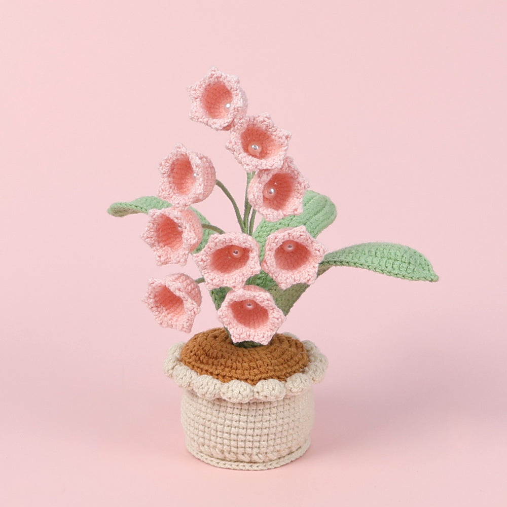Potted Flower Single Pink