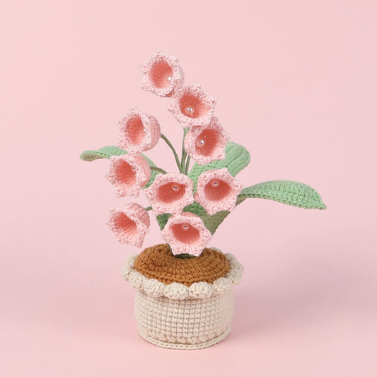 Potted Flower Single Pink