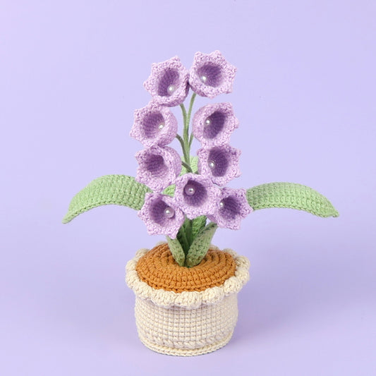 Potted Flower Single Lila
