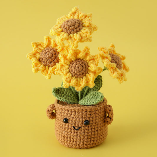 Potted Flower Sunflower 4